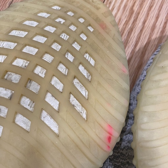 Yeezy Gray and Cream Sneakers - Picture 10 of 13